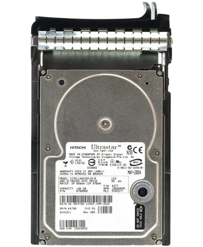 Жесткий диск Dell K4798 146,8Gb  U320SCSI 3.5" HDD