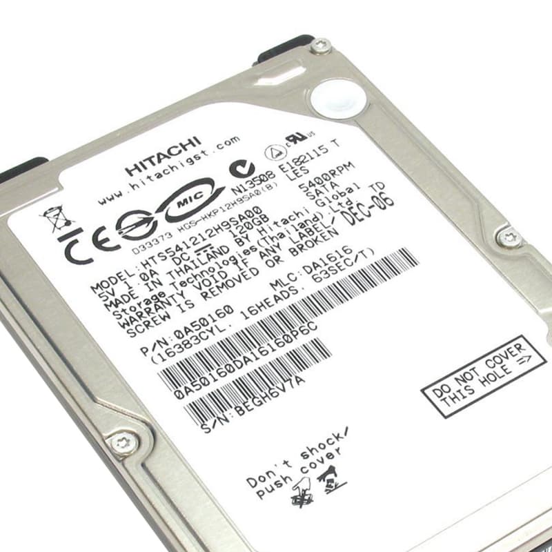Жесткий Диск Hitachi 0A50160 120Gb SATA 2,5" HDD