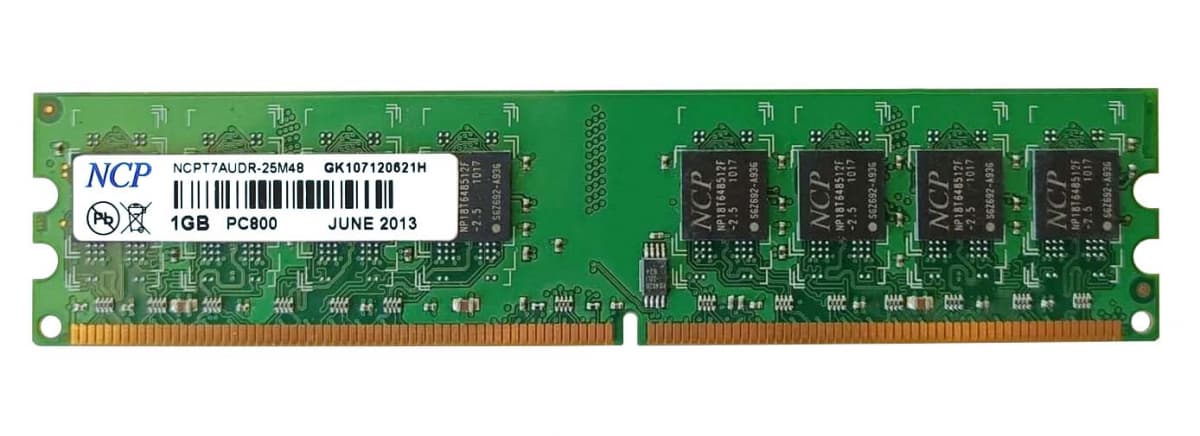 Оперативная память NCP NCPT7AUDR-25M48 DDRII 1024Mb