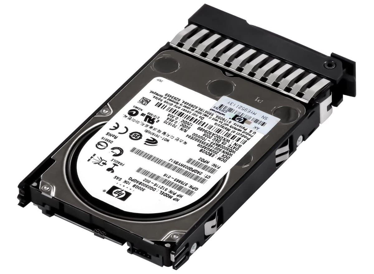 Жесткий диск HP 300Gb 10000 SAS 2.5" HDD DG0300BAQPQ