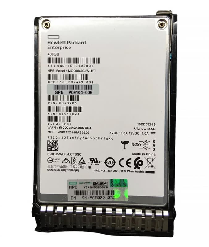 Жесткий диск HP P09104-006 400Gb  SAS 2,5" SSD