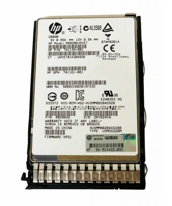 Жесткий диск HP 794393-001 200Gb  SAS 2,5" SSD