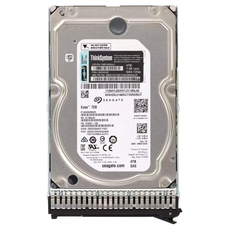 Жесткий диск Lenovo 7XB7A00043 4TB SAS 3,5" HDD