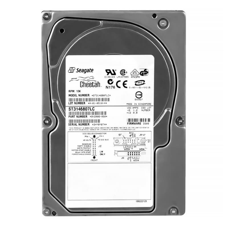Жесткий диск Seagate ST3146807LC 146,8Gb  U320SCSI 3.5" HDD