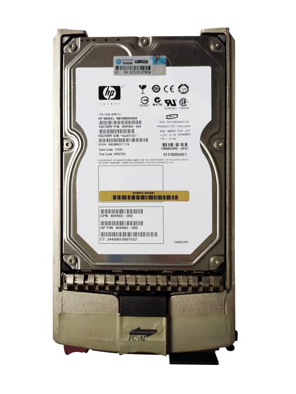 Жесткий диск HP AG883A 1Tb  Fibre Channel  3,5" HDD