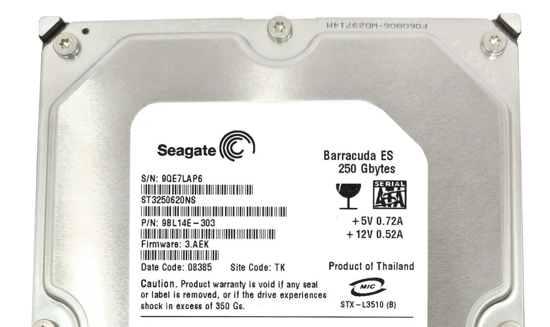 Жесткий диск Seagate 9BL14E 250Gb  SATAII 3,5" HDD