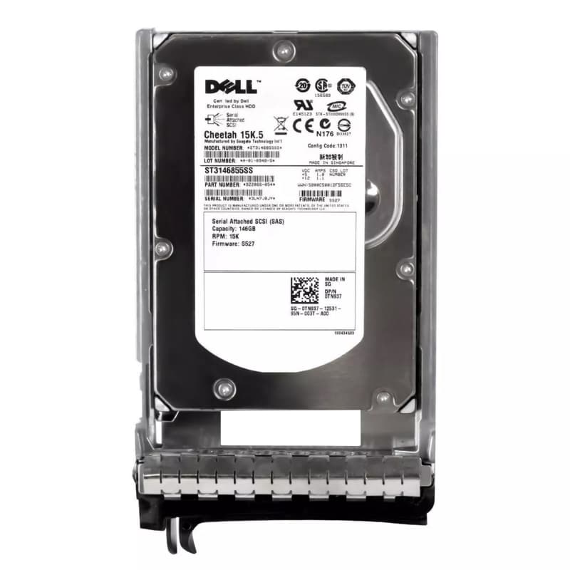 Жесткий диск Dell 0TN937 146Gb SAS 3,5" HDD