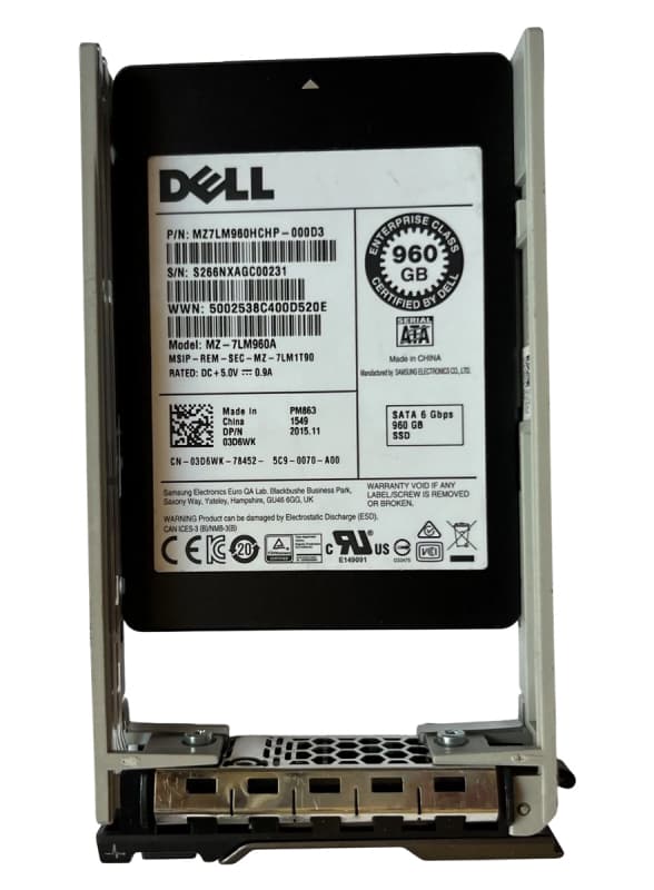 Жесткий диск Dell 03D6WK 960Gb SATAIII 2,5" SSD