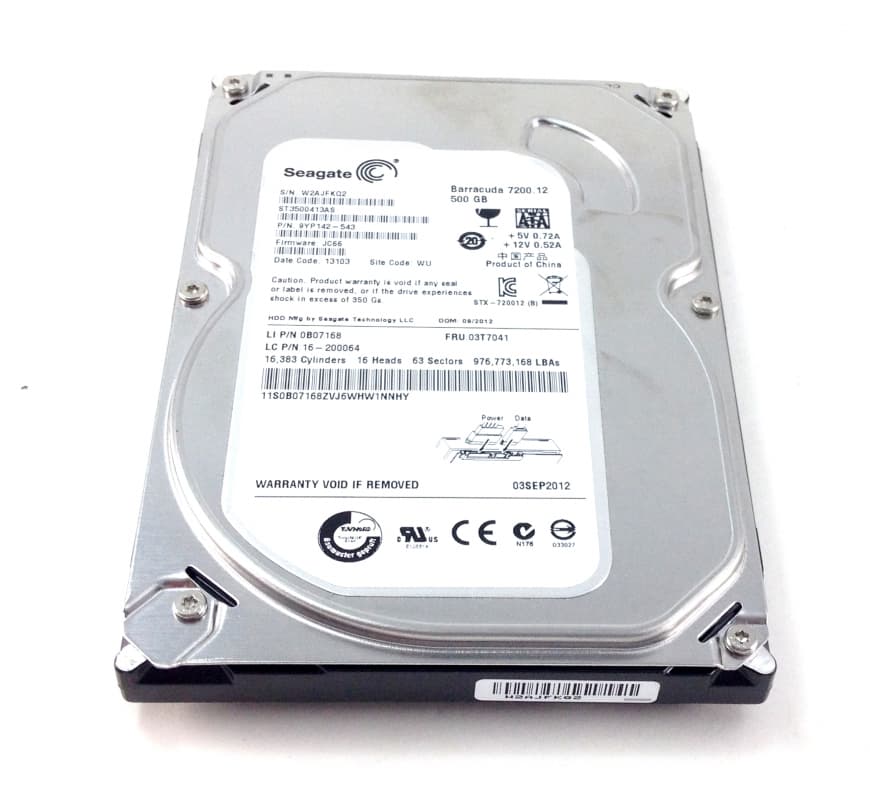 Жесткий диск Lenovo 0B07159 500Gb 7200 SATAIII 3.5" HDD