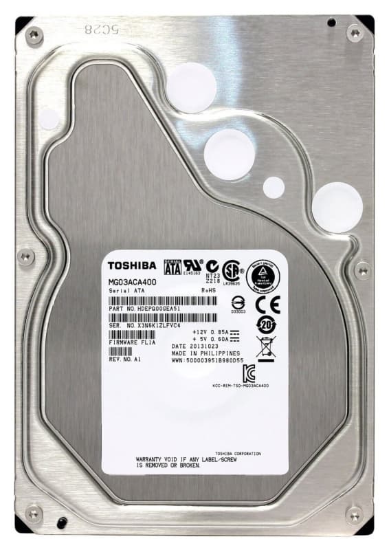 Жесткий диск Toshiba HDEPQ00GEA51 4Tb 7200 SATAIII 3,5" HDD