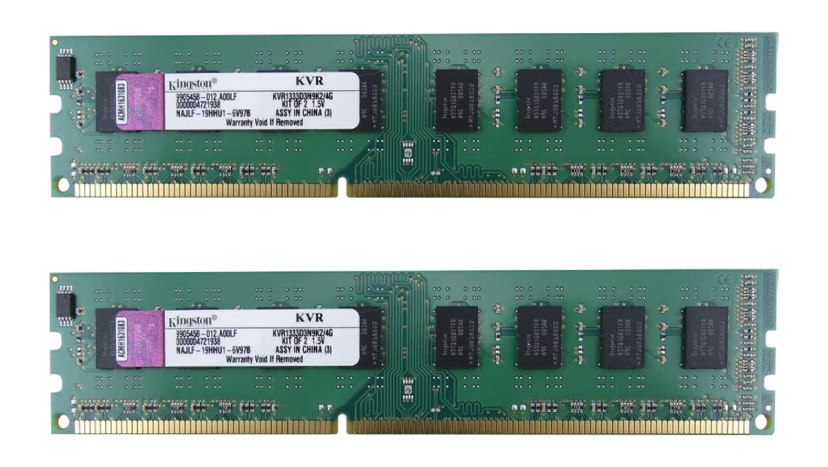 Оперативная память Kingston KVR1333D3N9K2/4G DDRIII 4Gb