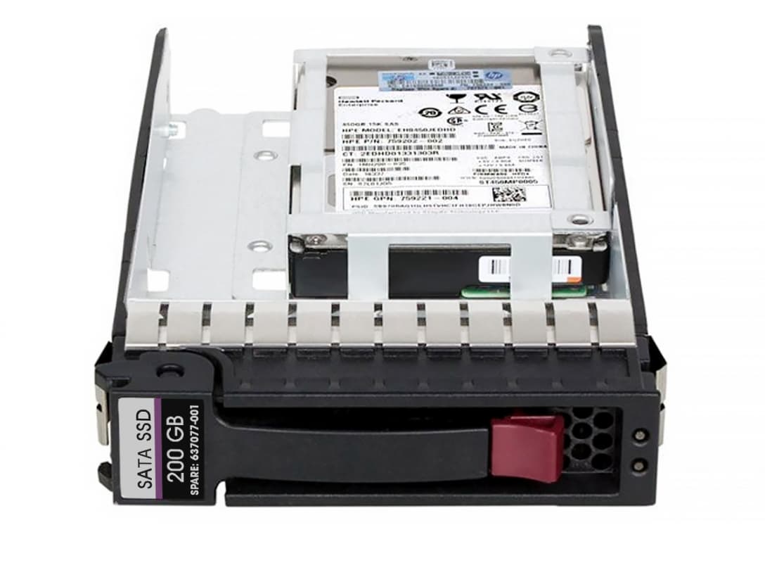 Жесткий диск HP 636609-B21 200Gb  SATAII 3.5" SSD