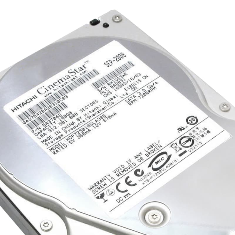 Жесткий диск Hitachi HCP725016GLA380 160Gb 7200 SATAII 3.5" HDD