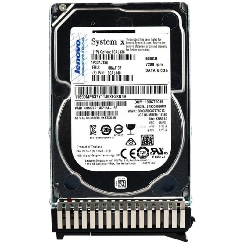 Жесткий диск IBM 00AJ137 500Gb SATAIII 2,5" HDD