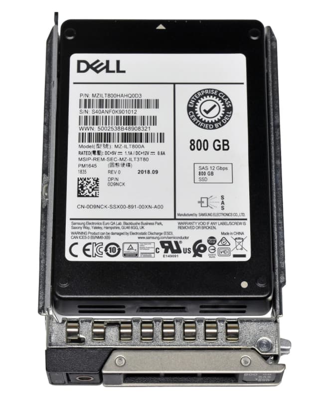 Жесткий диск Dell D9NCK 800GB SAS 2,5" SSD