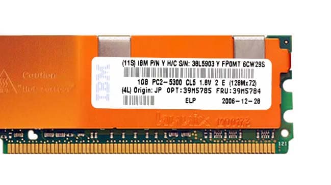 Оперативная память IBM 39M5784 DDRII 1Gb