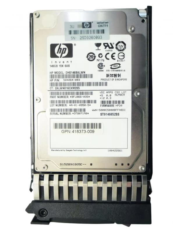 Жесткий диск HP 504334-001 146Gb  SAS 2,5" HDD