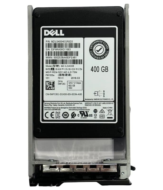 Жесткий диск Dell 0MFC6G 400Gb SAS 2,5" SSD