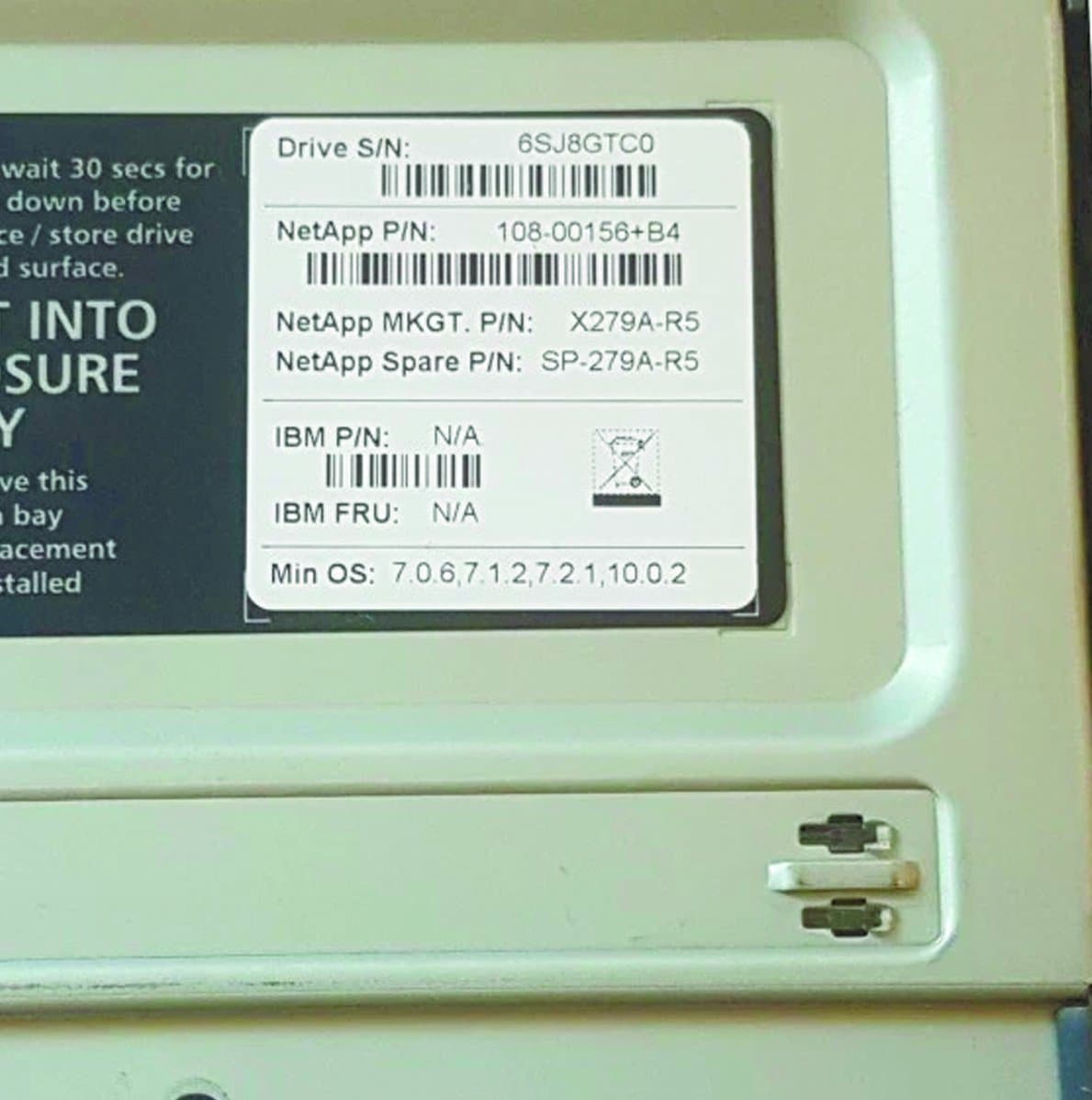 Жесткий диск NetApp 300Gb 15000 Fibre Channel 3.5" HDD 108-00156+B4