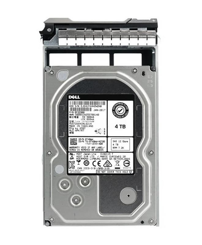 Жесткий диск Dell 0TX8WW 4Tb 7200 SAS 3.5" HDD