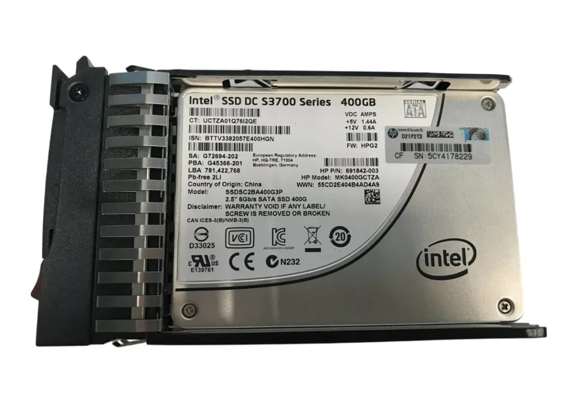 Жесткий диск HP 730063-B21 400Gb  SATAIII 2,5" SSD
