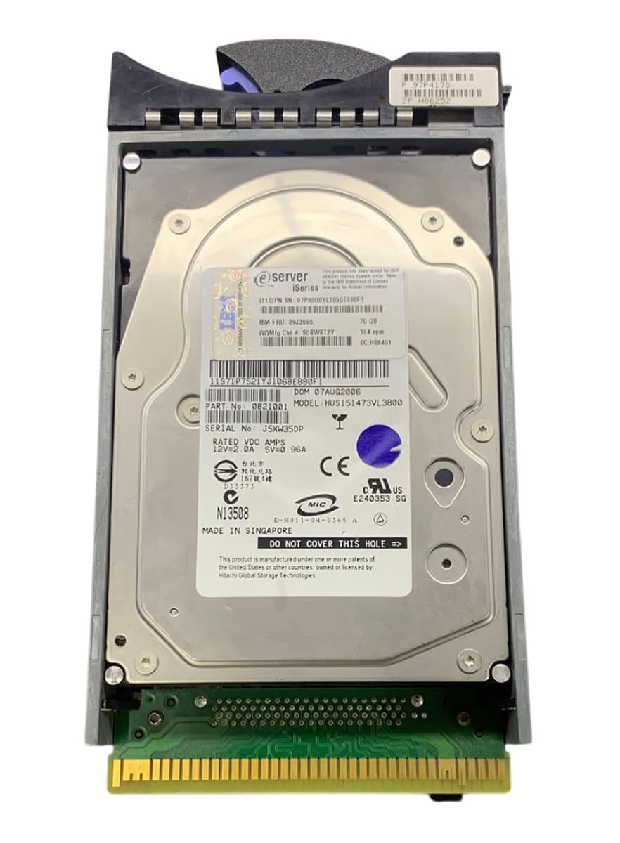 Жесткий диск  IBM 70Gb 15000 U320SCSI 3.5" HDD 97P3010