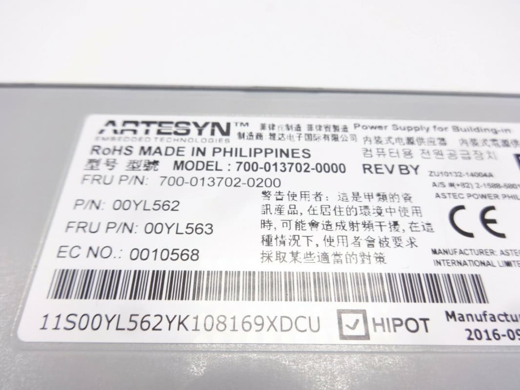 Резервный Блок Питания Lenovo 00YL563 550W