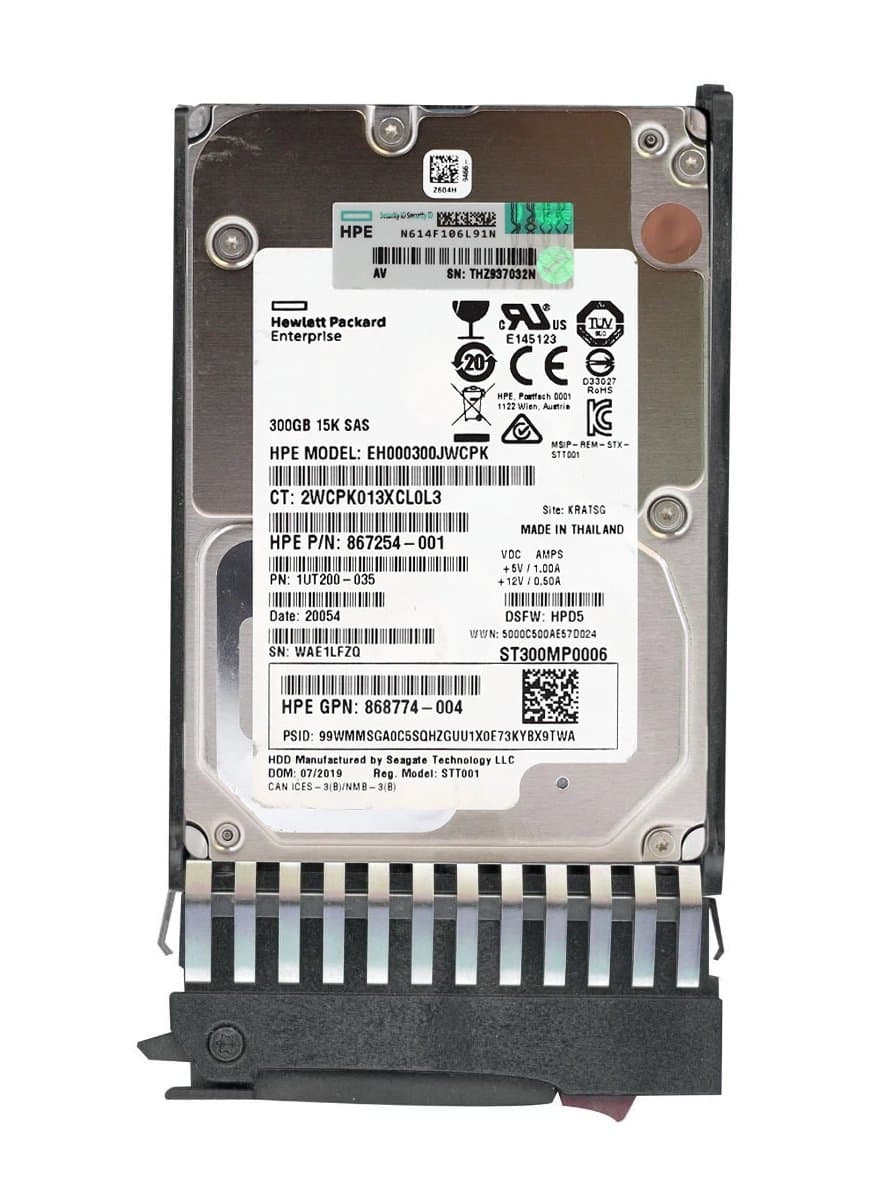 Жесткий Диск HP 300Gb 15000 SAS 2.5" HDD 1UT200-035
