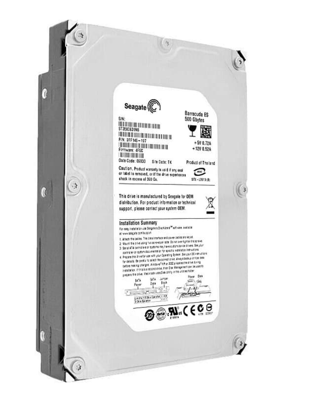 Жесткий диск Seagate 9FF146 500Gb  SATAII 3,5" HDD