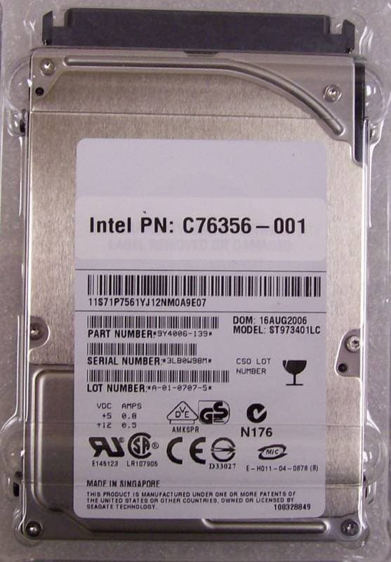 Жесткий диск Intel AB73SCSIHDKIT 73Gb  U320SCSI 2,5" HDD