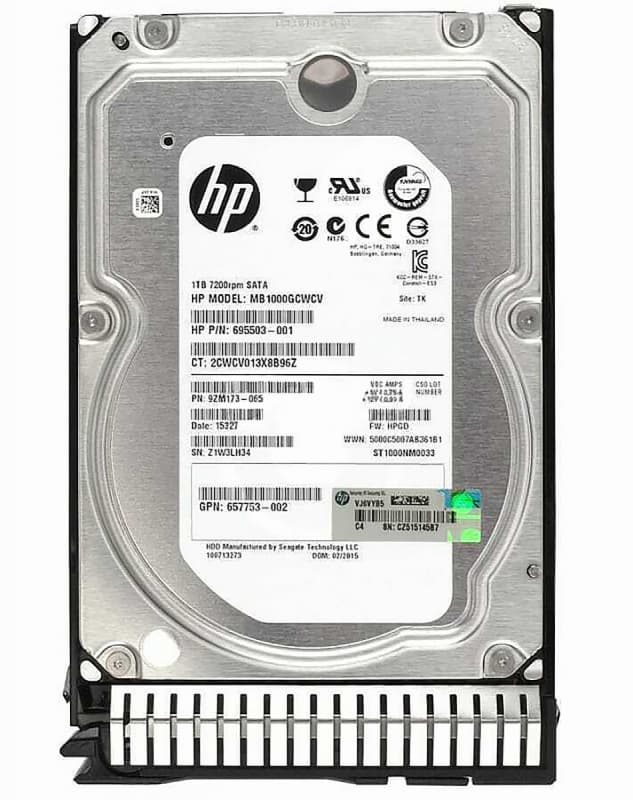 Жесткий диск HP 657753-001 1Tb 7200 SATAIII 3.5" HDD