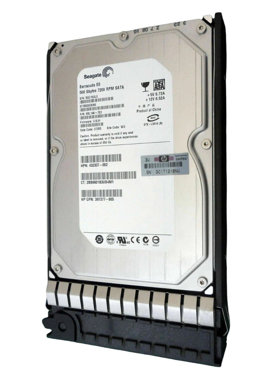Жесткий диск HP 500Gb 7200 SATA 3.5" HDD 432337-002