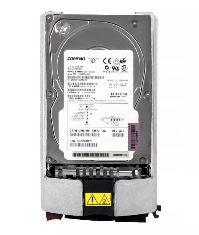 Жесткий диск HP 9R6006-048 72,8Gb U320SCSI 3.5" HDD