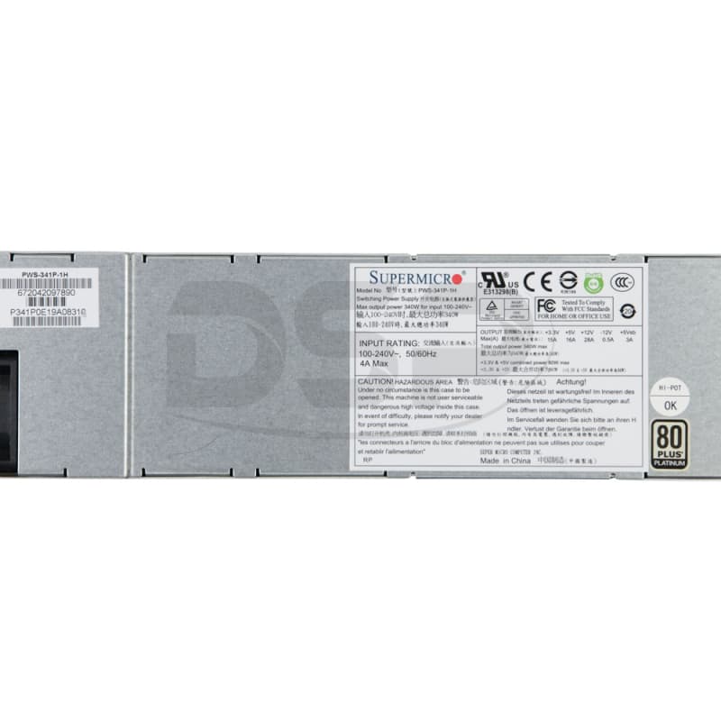 Резервный Блок Питания SuperMicro PWS-341P-1H  340W