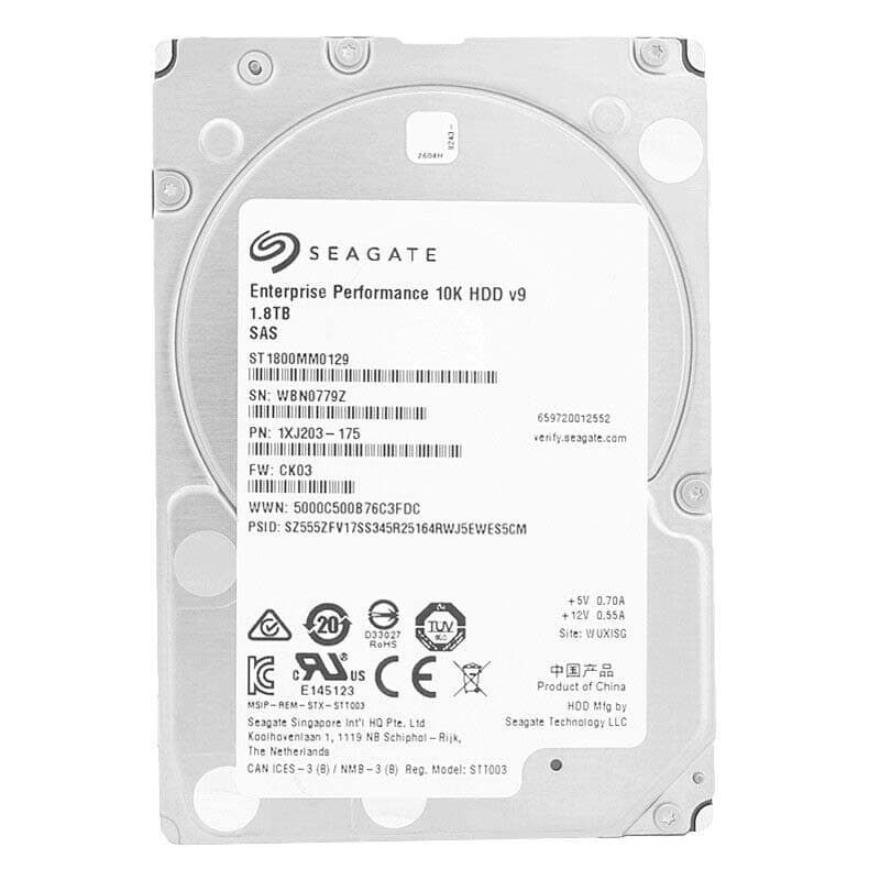 Жесткий диск Seagate 1XJ203 1,8Tb 10000 SAS 2,5" HDD