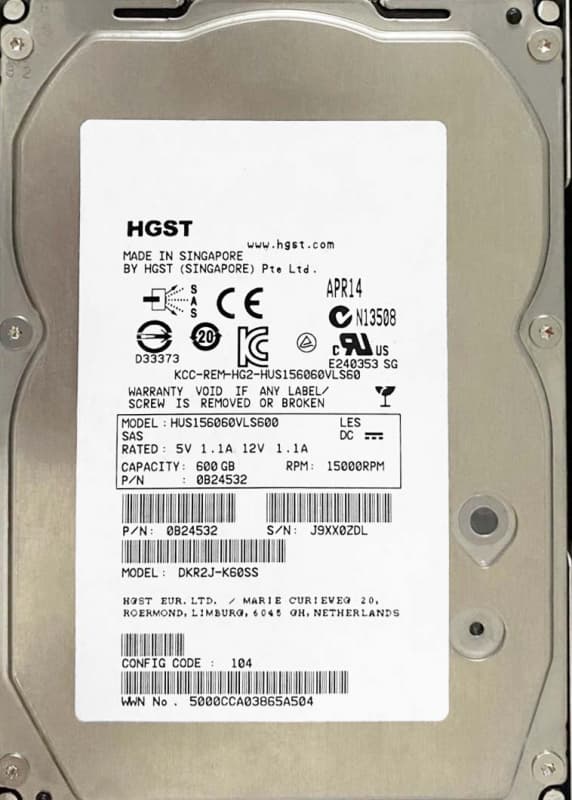 Жесткий диск Hitachi DF-F800-AKH600.P 600Gb  SAS 3,5" HDD