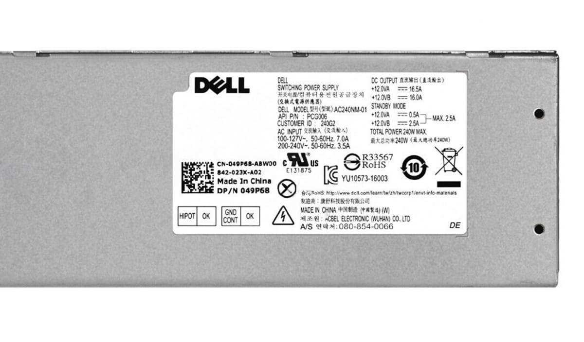 Блок Питания Dell AC240NM-01 240W