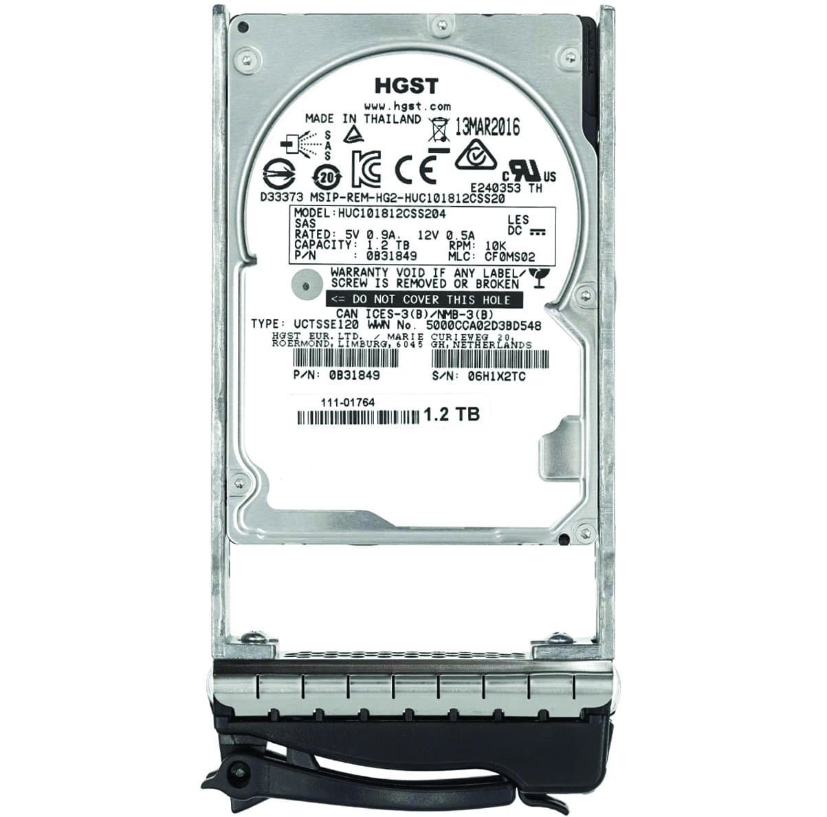 Жесткий диск NetApp 1,2Tb 10000 SAS 2.5" HDD 111-01764