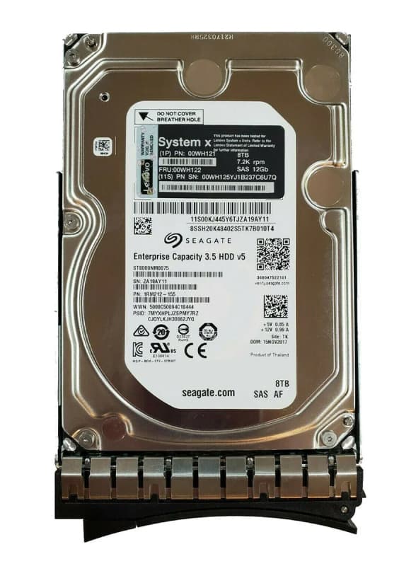 Жесткий диск Lenovo 1RM212-155 8TB SAS 3,5" HDD