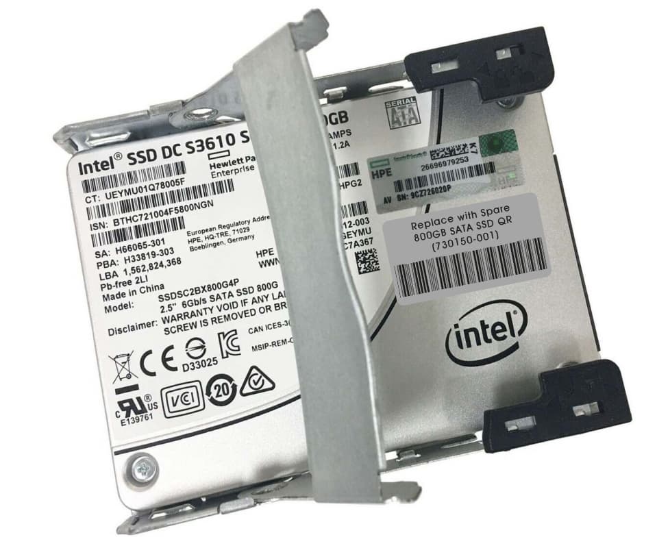 Жесткий диск HP 730057-B21 800Gb  SATAIII 2,5" SSD