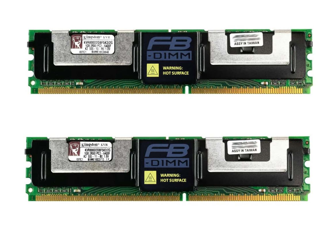 Оперативная память Kingston KVR800D2D8F5K2/2G DDRII 2Gb