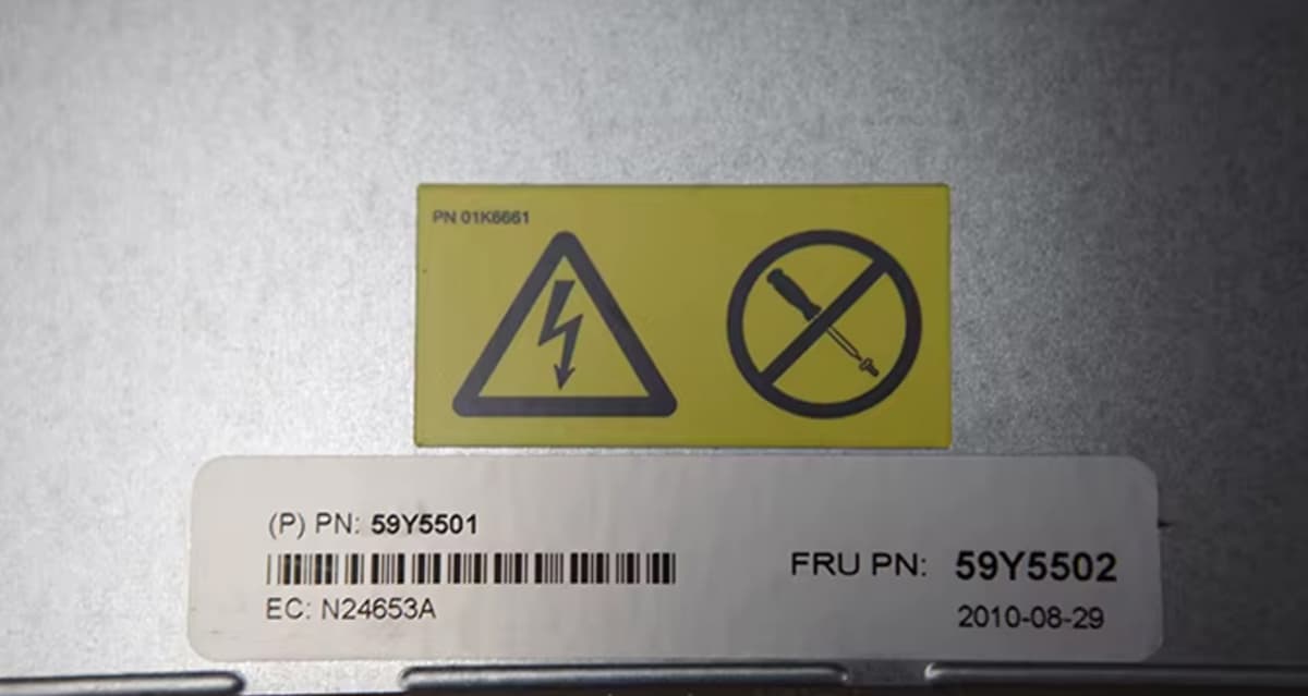 Резервный Блок Питания IBM 59Y5501 600W