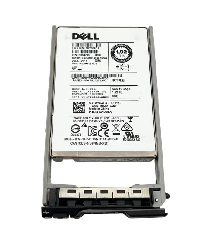 Жесткий диск Dell 0B34793 1.92TB SAS 2,5" SSD
