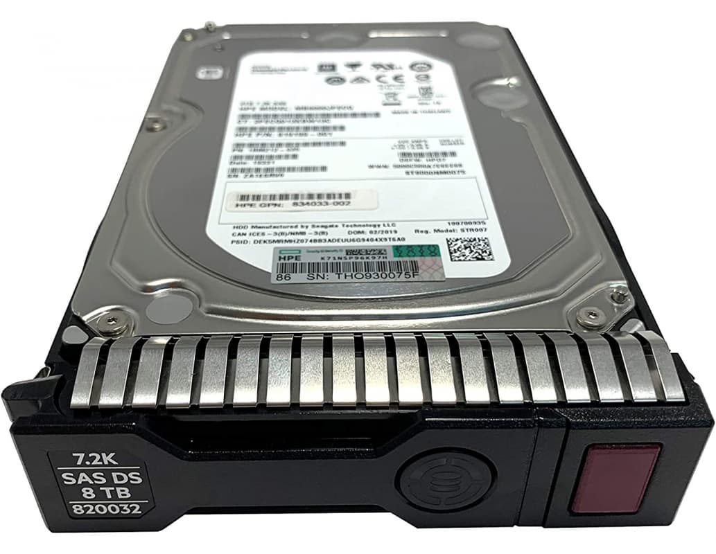 Жесткий диск HP 820032-001 8Tb 7200 SAS 3,5" HDD