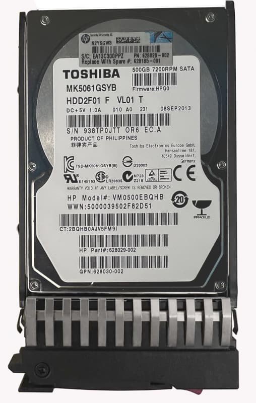 Жесткий диск HP MK5061GSYB 500Gb  SATAII 2,5" HDD