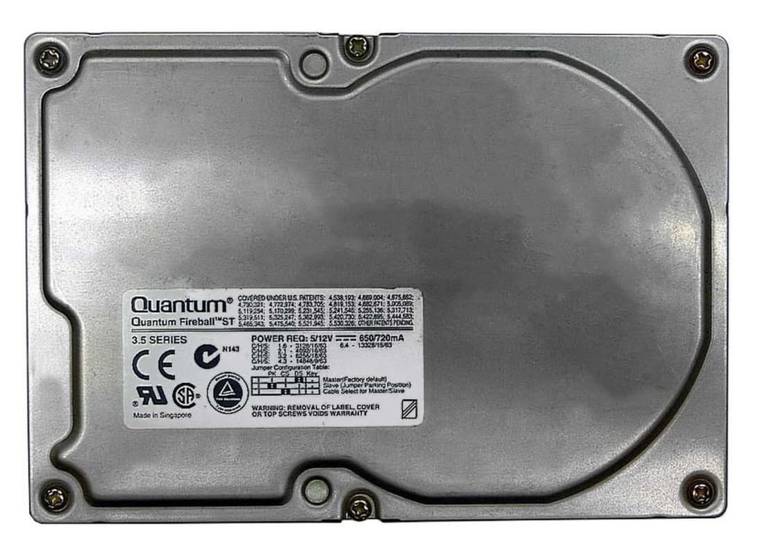Жесткий диск Quantum LD10A013 10,2Gb 4400 IDE 3.5" HDD