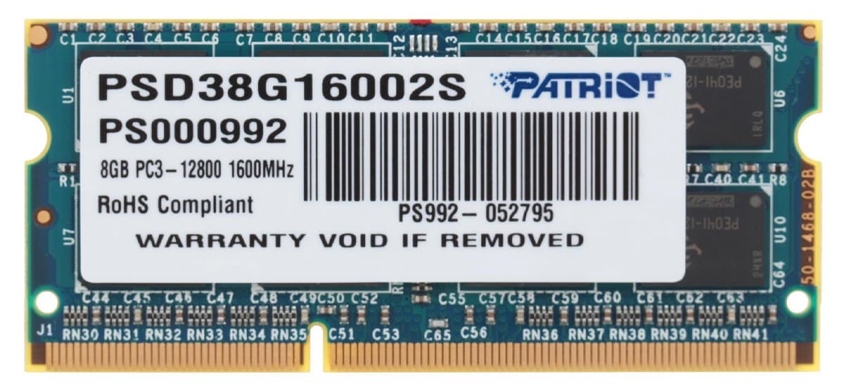 Оперативная память Patriot DDRIII 8Gb PS000992