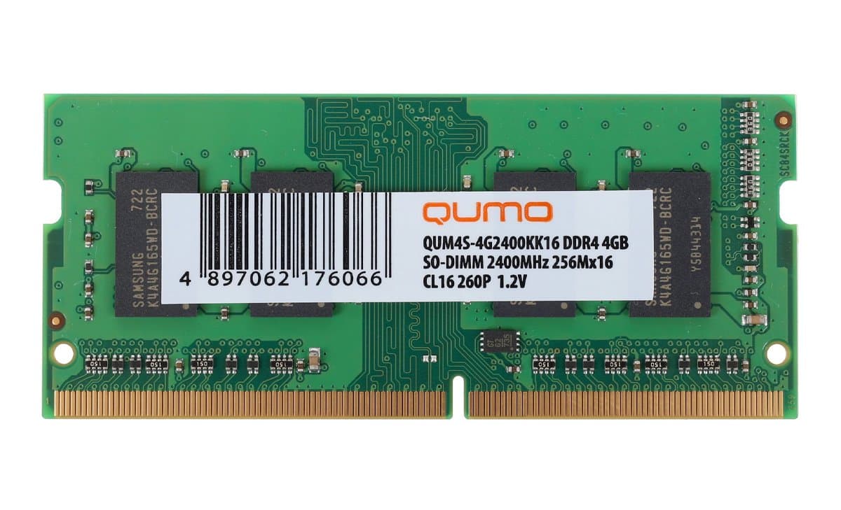 Оперативная память Qumo DDRIV 4Gb QUM4S-4G2400KK16