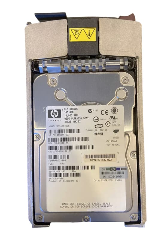 Жесткий диск HP BF14687B56 146,8Gb  U320SCSI 3.5" HDD