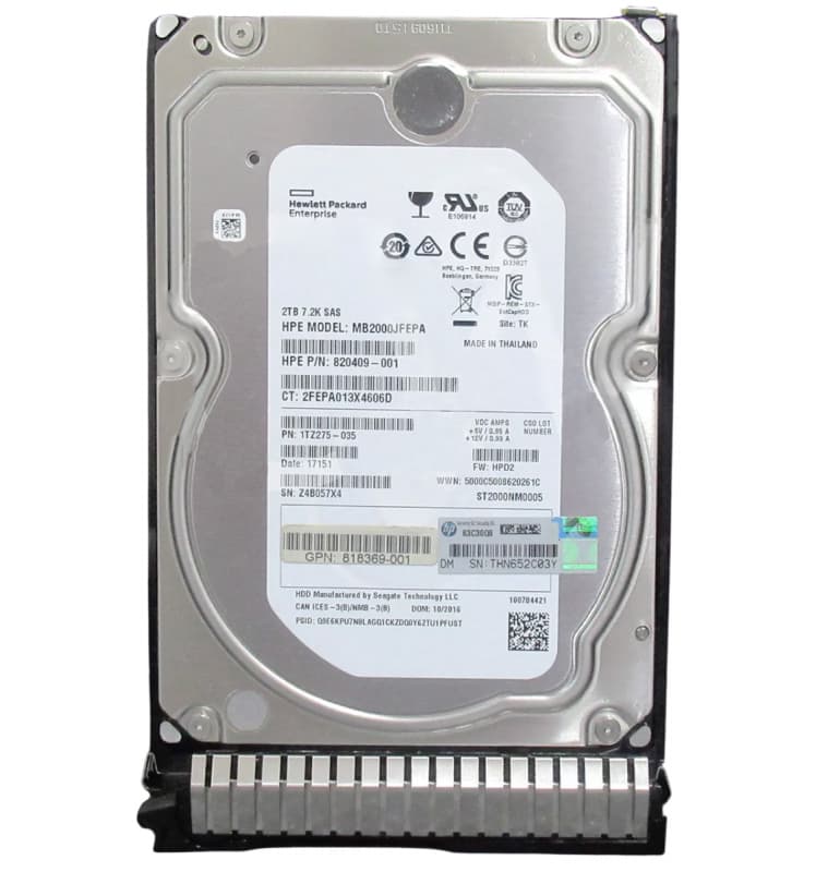 Жесткий диск HP MB2000JFEPA 2Tb 7200 SAS 3,5" HDD